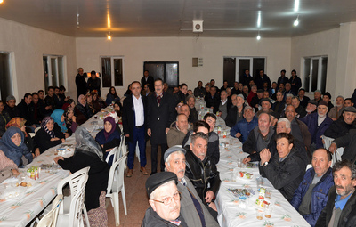 ATAÇ ULUDERE VE EĞRİÖZ SAKİNLERİ İLE BULUŞTU
