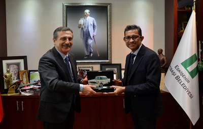 JAGAN KURİAN'DAN BAŞKAN ATAÇ'A ZİYARET