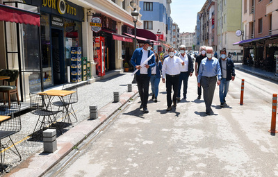 BAŞKAN ATAÇ ÇALIŞMALARI YERİNDE İNCELEDİ