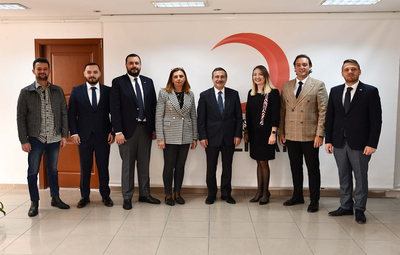 BAŞKAN ATAÇ'TAN TÜRK KIZILAY'A ZİYARET
