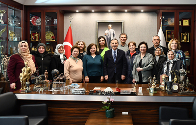 ERTUĞRULGAZİ MAHALLE SAKİNLERİNDEN BAŞKAN ATAÇ'A ZİYARET