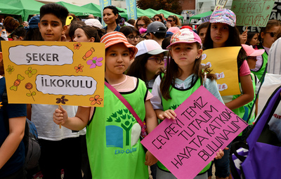 GERİ DÖNÜŞÜM TEMALI ÇEVRE ÇOCUK ŞENLİĞİ