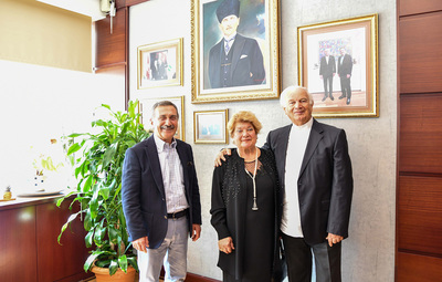 USTA SANATÇI TEKCAN'DAN BAŞKAN ATAÇ'A ZİYARET