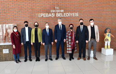 BAŞKAN GERENLİ'DEN TEPEBAŞI'NA ZİYARET