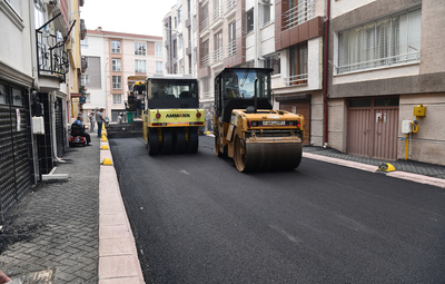 TEPEBAŞI'NDA ÜSTYAPI ÇALIŞMALARI SÜRÜYOR