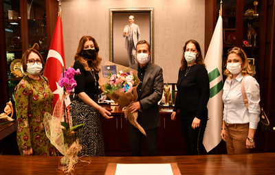 ESKİŞEHİR EL SANATLARI DERNEĞİ'NDEN BAŞKAN ATAÇ'A ZİYARET
