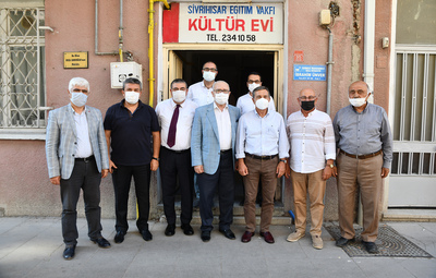 BAŞKAN ATAÇ'TAN SİVRİHİSAR EĞİTİM VAKFI ZİYARETİ