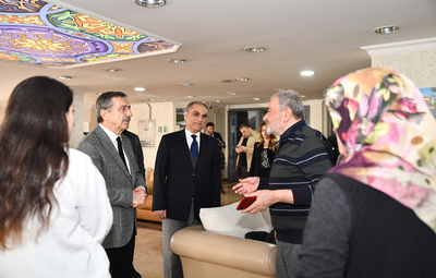BAŞKAN ATAÇ DEPREMZEDELERLE BULUŞTU