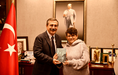 ÖZGENTÜRK'TEN BAŞKAN ATAÇ'A ZİYARET
