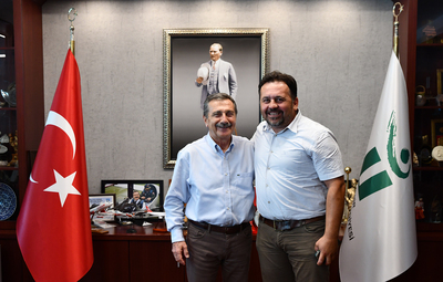 KIZILİNLER'DEN BAŞKAN ATAÇ'A ZİYARET