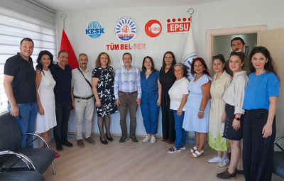 BAŞKAN ATAÇ'TAN TÜM BEL-SEN'E ZİYARET