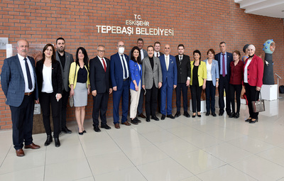 CHP ODUNPAZARI'NDAN BAŞKAN ATAÇ'A ZİYARET
