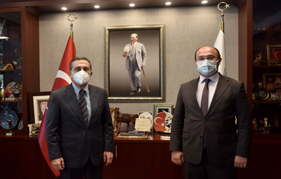 BAŞKAN TEPE'DEN ATAÇ'A TEŞEKKÜR ZİYARETİ