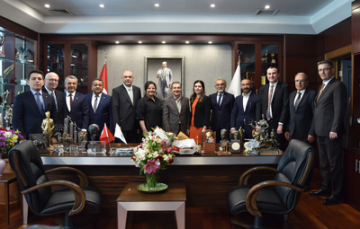 KESİKBAŞ'TAN BAŞKAN ATAÇ'A HAYIRLI OLSUN ZİYARETİ