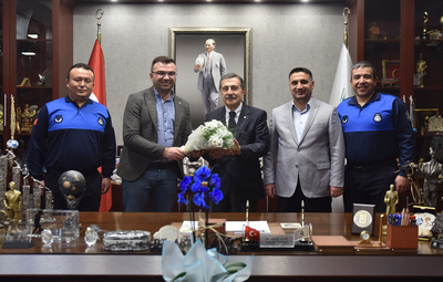 TÜM BEL-SEN'DEN BAŞKAN ATAÇ'A ZİYARET