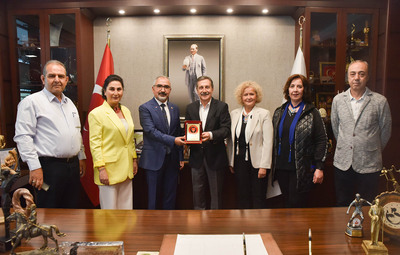 EMEKLİ ASTSUBAYLAR DERNEĞİ'NDEN BAŞKAN ATAÇ'A ZİYARET