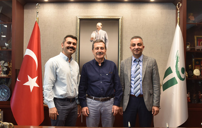 ACIBADEM BAŞHEKİMİ ERTUĞRUL'DAN BAŞKAN ATAÇ'A ZİYARET