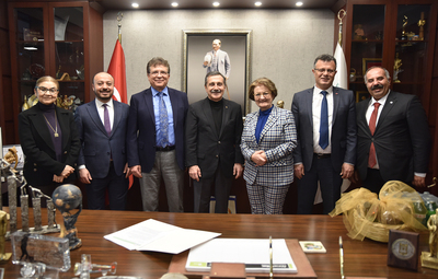 EGE VE MARMARA ÇEVRECİ BELEDİYELER BİRLİĞİ'NDEN BAŞKAN ATAÇ'A ZİYARET