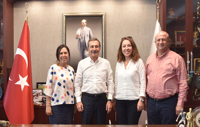 MUHTARLARDAN BAŞKAN ATAÇ'A ZİYARET