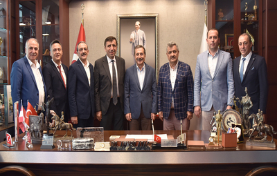 ESNAF ODALARINDAN BAŞKAN ATAÇ'A ZİYARET
