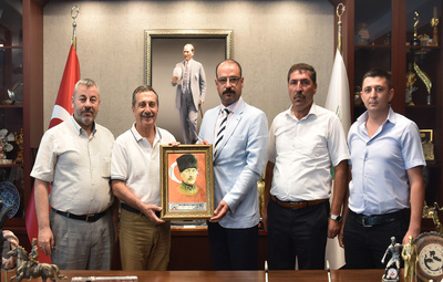 MİNİBÜSÇÜLER ODASI'NDAN BAŞKAN ATAÇ'A ZİYARET