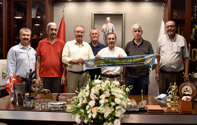 ÜMRANİYE VE ÇEVRE KÖYLERİ DERNEĞİ'NDEN BAŞKAN ATAÇ'A ZİYARET