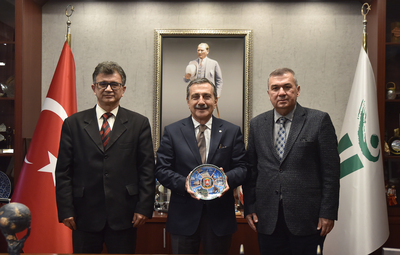 FEDERASYON BAŞKANI SEL'DEN BAŞKAN ATAÇ'A ZİYARET