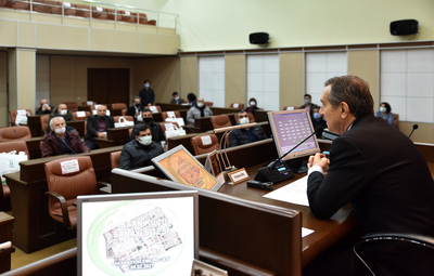BAŞKAN ATAÇ HAK SAHİPLERİNE BAKSAN PROJESİNİ ANLATIYOR