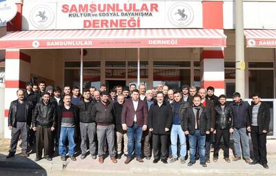 BAŞKAN ATAÇ SAMSUNLULAR İLE BULUŞTU