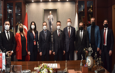 ZAFER PARTİSİ'NDEN BAŞKAN ATAÇ'A ZİYARET