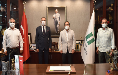 BAŞKAN ATAÇ'A TDB'DEN ZİYARET