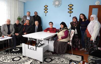 BAŞKAN ATAÇ'TAN GEÇMİŞ OLSUN ZİYARETİ 