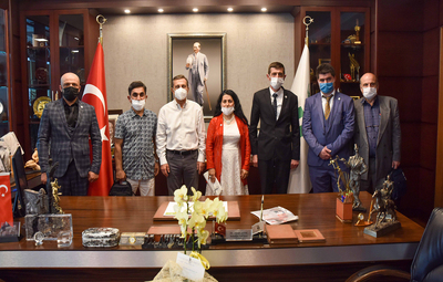 TÜRKİYE DEĞİŞİM PARTİSİ'NDEN BAŞKAN ATAÇ'A ZİYARET