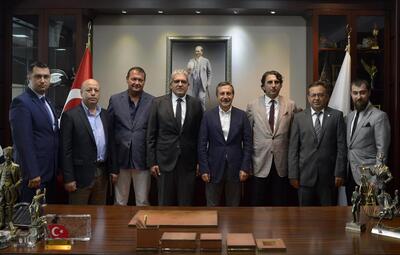 KÜPELİ'DEN BAŞKAN ATAÇ'A ZİYARET