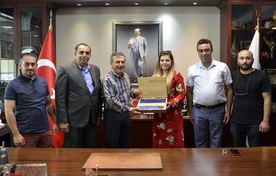 TOZMANLILARDAN BAŞKAN ATAÇ'A ZİYARET