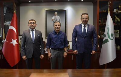ELAGÖZ'DEN BAŞKAN ATAÇ'A ZİYARET