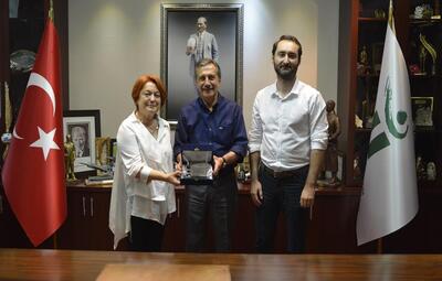 İNGEV'DEN BAŞKAN ATAÇ'A ZİYARET