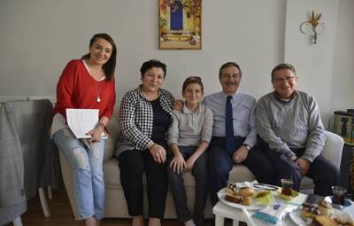 BAŞKAN ATAÇ'TAN SADİ SEDA'YA ZİYARET