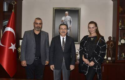 TÜRK-ALMAN KÜLTÜR TURİZM DERNEĞİ'NDEN ATAÇ'A ZİYARET