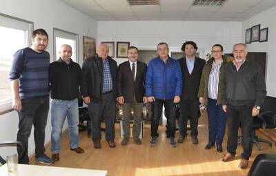 ATAÇ'TAN PALMİYE TARIM'A GEÇMİŞ OLSUN ZİYARETİ