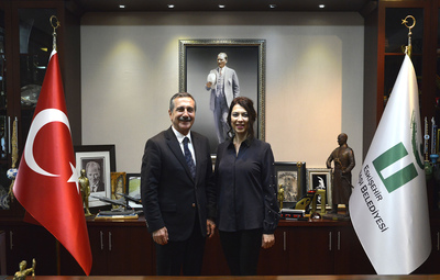 OLÇAR'DAN BAŞKAN ATAÇ'A ZİYARET