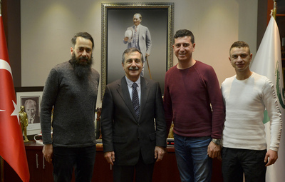 SÜTLÜCE SPOR'DAN ATAÇ'A ZİYARET