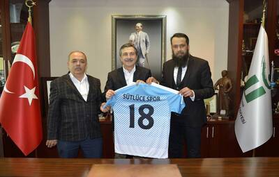 SÜTLÜCE SPOR'DAN BAŞKAN ATAÇ'A ZİYARET