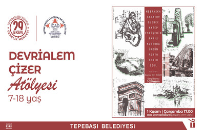 DEVRİ ALEM ÇİZER ATÖLYESİ'NDEN ÇIKAN ESERLER SERGİLENECEK