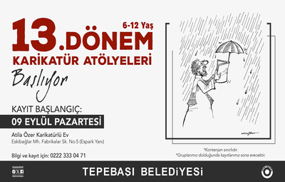 KARİKATÜR ATÖLYELERİNE KAYITLAR BAŞLIYOR