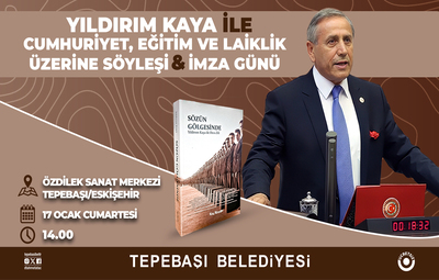 YILDIRIM KAYA OKUYUCULARIYLA BULUŞACAK