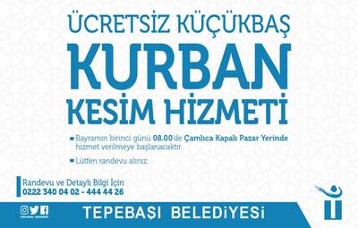 TEPEBAŞI'NDA KURBAN BAYRAMI HAZIRLIKLARI SÜRÜYOR