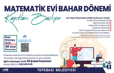 MATEMATİK EVİ KAYITLARI BAŞLIYOR