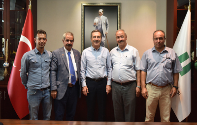 BAŞKAN ATAÇ'A ZİYARETLER SÜRÜYOR