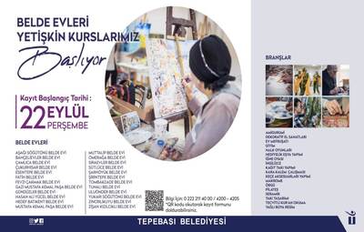 YETİŞKİN KURSLARI 24 NOKTADA BAŞLIYOR